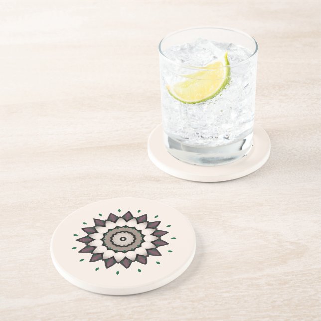 Coffee Star Small Print Coaster (Side)