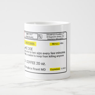 COFFEE STAT LARGE COFFEE MUG