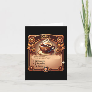 Coffee Sticker Card
