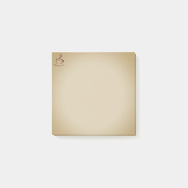 Coffee Sticky Notes Printable | Cosy Minimal Memo  (Front)