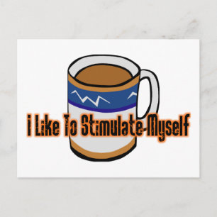 Coffee Stimulation Postcard