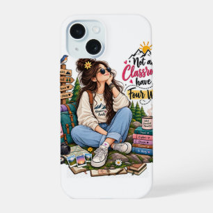 coffee study coffee lover book lover study aesthet iPhone 15 case