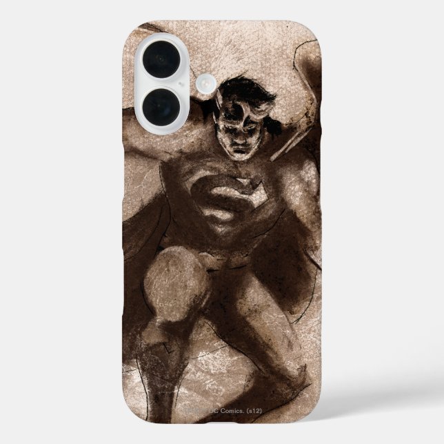 Coffee Superman Case-Mate iPhone Case (Back)