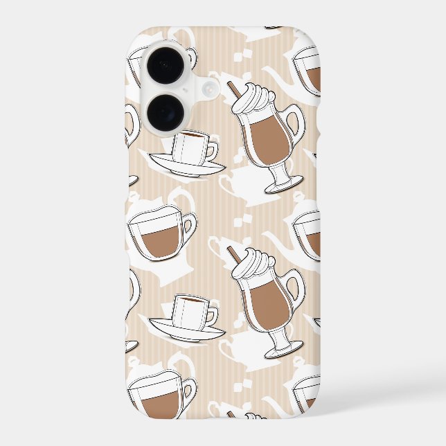 Coffee, sweet pattern (Back)