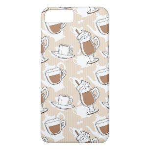 Coffee, sweet pattern iPhone 8 plus/7 plus case