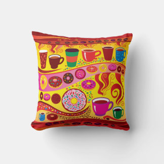 Coffee Swirl and Sugar Rush Cushion