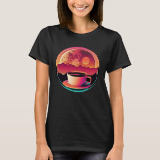 Coffee Synthwave 80s Retrowave Aesthetic  1 T-Shirt