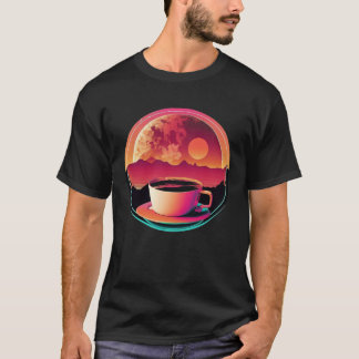 Coffee Synthwave 80s Retrowave Aesthetic  1 T-Shirt