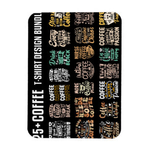 Coffee T Shirt design bundle Magnet