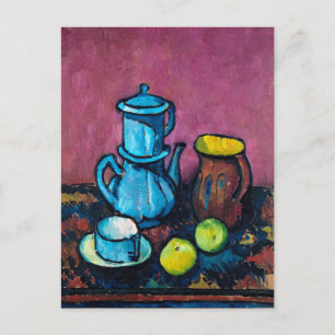 Coffee Tableware and Apples   Alexander Kanoldt Postcard