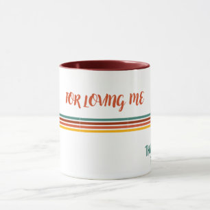 Coffee, tea mug with love message
