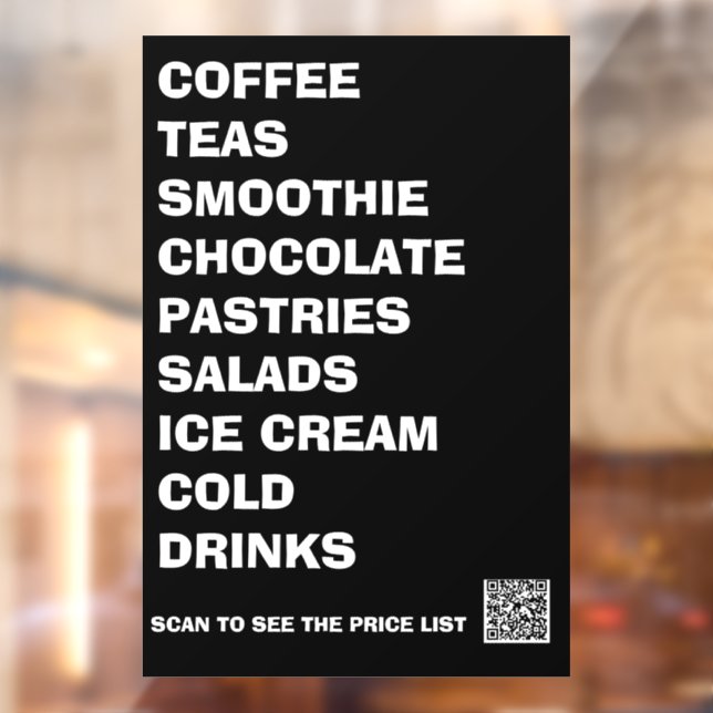 Coffee, Tea & Salads – Minimalist Café (Sheet 2)