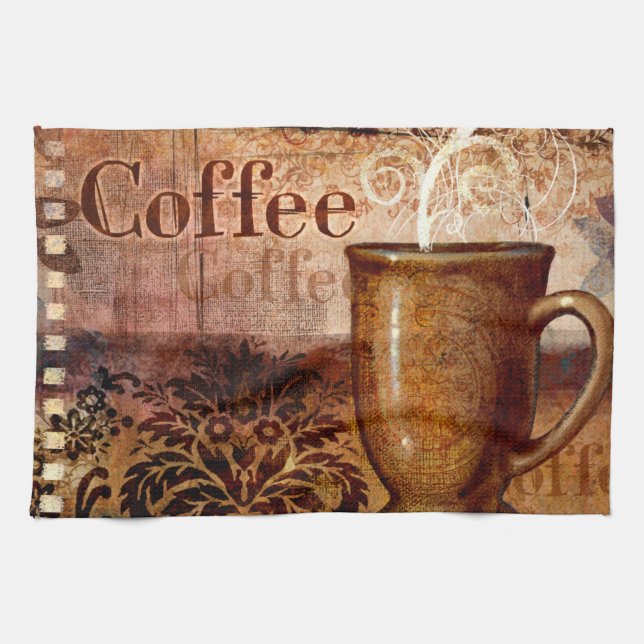Coffee Tea Towel (Horizontal)