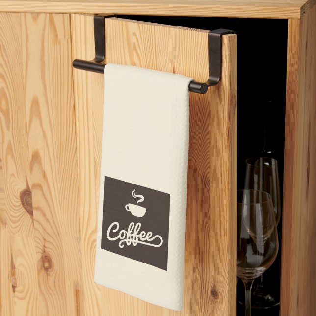 Coffee Tea Towel (Thirds Fold)