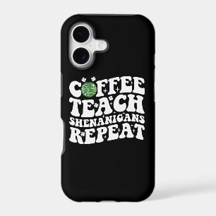 Coffee Teach Shenanigans Repeat Disco Ball Teacher