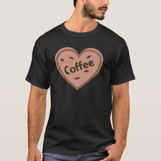 Coffee Tee Shirts for Men, Women. One Word Design 
