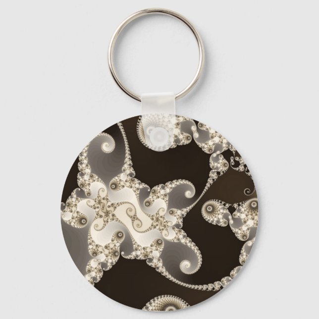 Coffee Tentacles Keychain (Front)