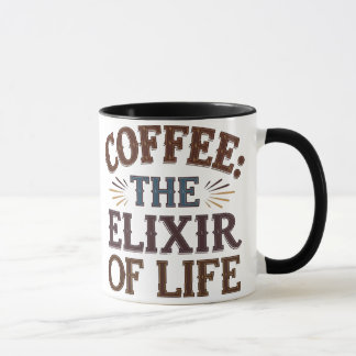 Coffee: The Elixir of Life Mug