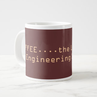 COFFEE...the Lifeline of an Engineering Student... Large Coffee Mug