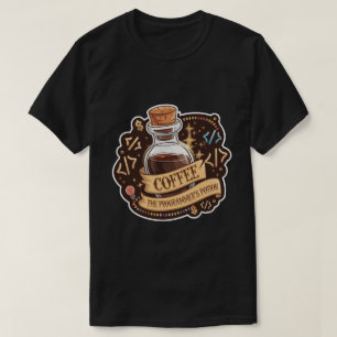 Coffee The Programmer's Potion Funny Developer T-Shirt