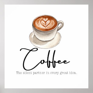 Coffee: The silent Partner Poster