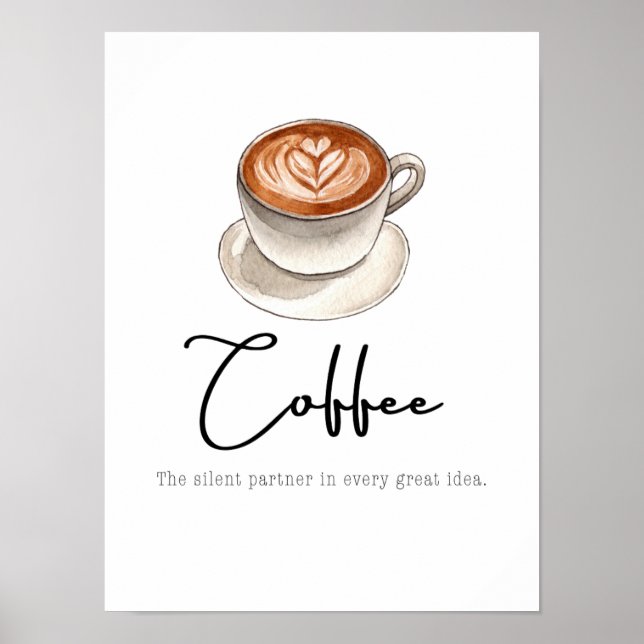 Coffee: The silent partner Poster (Front)