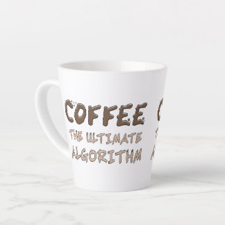Coffee The Ultimate Algorithm Funny Programmer Latte Mug