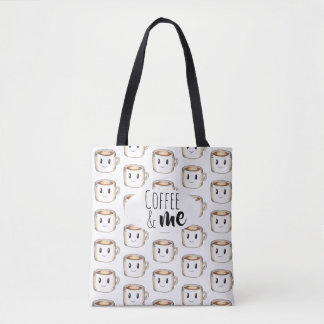 Coffee Themed Tote Bag