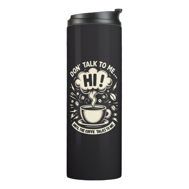 Coffee thermos thermal tumbler (Rotated Left)