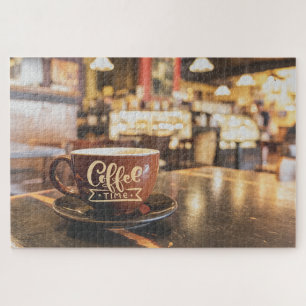 Coffee Time Cafe Jigsaw Puzzle