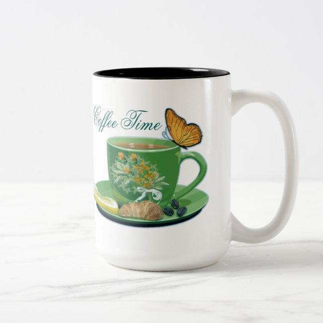 Coffee Time Cup & Saucer Mug (Right)