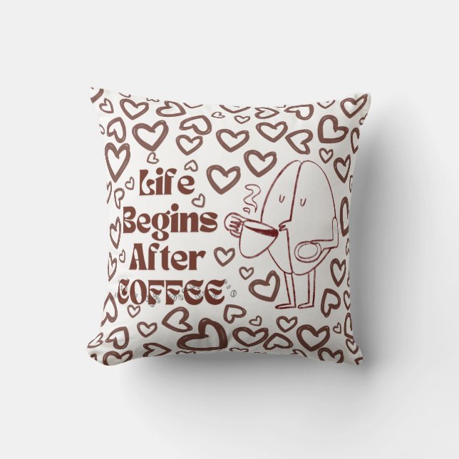 Coffee Time  Cushion (Front)