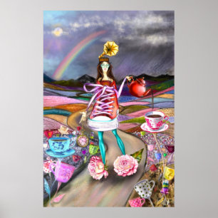 Coffee Time Fantasy Poster Print