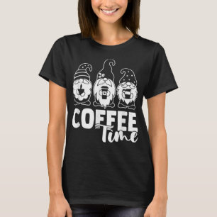 Coffee Time Gnomes Caffeine T-Shirt