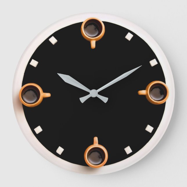 Coffee time large clock (Front)