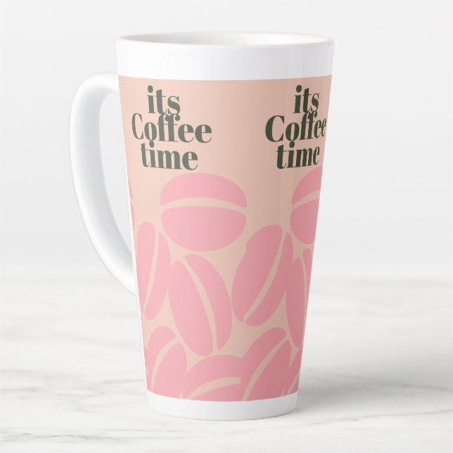 coffee time  latte mug (Left Angle)