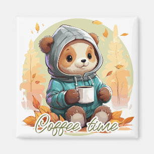 Coffee time magnet