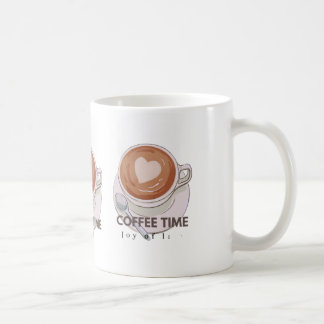 Coffee time mugs and cups