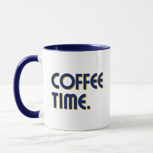 Coffee Time   Simple Minimalist Everyday Coffee Mug
