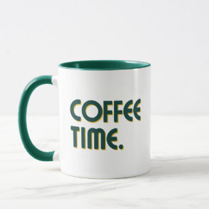 Coffee Time Simple Minimalist Everyday Coffee Mug