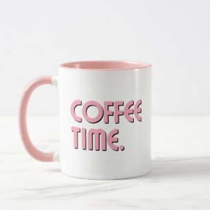 Coffee Time   Simple Minimalist Everyday Coffee Mug