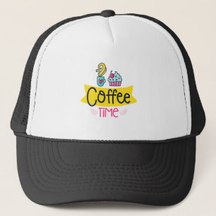 Coffee Time Trucker Hat