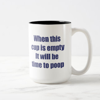 Coffee Time Two-Tone Coffee Mug