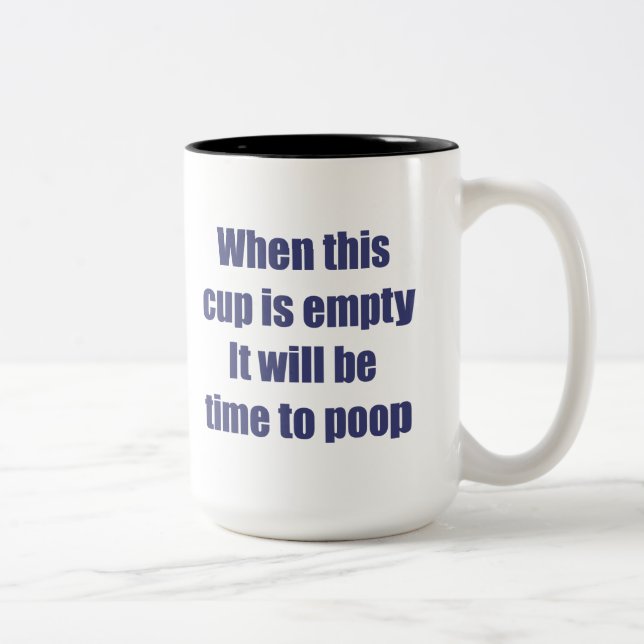 Coffee Time Two-Tone Coffee Mug (Right)