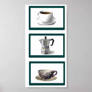 Coffee Time Vertical Poster