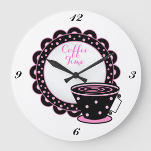 Coffee Time Wall Clock