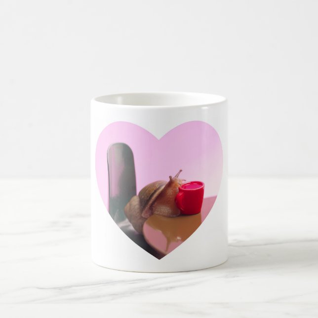 Coffee time with a snail mug (Center)