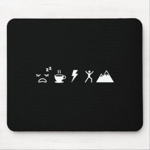 Coffee To Adventure Energy Of Caffeine Minimalist Mouse Pad