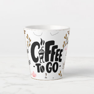 coffee to go latte mug