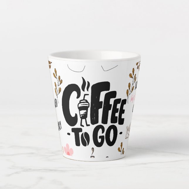  coffee to go latte mug (Front)